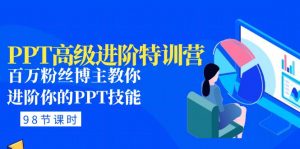 PPT高端升級夏令營：百萬主播博神父您提升您的PPT專業技能（98節課內容PPT素材包） - 嚴選資源大全 - 嚴選資源大全