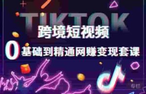 跨境電商小視頻TIKTOK0基本上都是熟練的網絡賺錢轉現套課,跨境電商小視頻自建站賣貨轉現方法 - 嚴選資源大全 - 嚴選資源大全