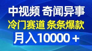 (9627期)中視頻奇聞異事,冷門賽道條條爆款,月入10000+ - 嚴選資源大全 - 嚴選資源大全