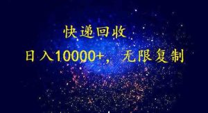 （9464期）完美落地，暴利快遞回收項目。每天收入10000+，可無限放大 - 嚴選資源大全 - 嚴選資源大全