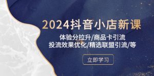 2024抖音小店新課,體驗分拉升/商品卡引流/投流效果優化/精選聯盟引流/等 - 嚴選資源大全 - 嚴選資源大全