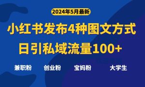 (10677期)最新小紅書發(fā)布這四種圖文,日引私域流量100+不成問(wèn)題, - 嚴(yán)選資源大全 - 嚴(yán)選資源大全