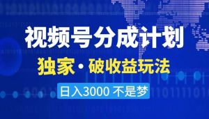 2024最新破收益技術,原創玩法不違規不封號三天起號 日入3000+ - 嚴選資源大全 - 嚴選資源大全