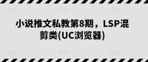 小說推文私教第8期，LSP混剪類(UC瀏覽器) - 嚴選資源大全 - 嚴選資源大全