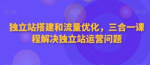 獨立站搭建和流量優化，三合一課程解決獨立站運營問題 - 嚴選資源大全 - 嚴選資源大全