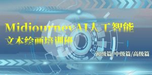 Midjourney-AI人工智能 文本繪畫培訓班:初級篇/中級篇/高級篇(17節) - 嚴選資源大全 - 嚴選資源大全