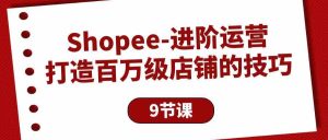 (10083期)Shopee-進(jìn)階運(yùn)營:打造百萬級(jí)店鋪的技巧(9節(jié)課) - 嚴(yán)選資源大全 - 嚴(yán)選資源大全