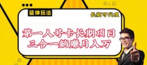 流量卡長期項目,低門檻 人人都可以做,可以撬動高收益 - 嚴選資源大全 - 嚴選資源大全