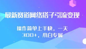 最新賽道網絡搭子引流變現!!操作簡單上手快，一天300+，小白專屬 - 嚴選資源大全 - 嚴選資源大全
