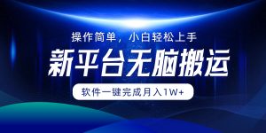 (12528期)平臺無腦搬運月入1W+軟件一鍵完成,簡單無腦小白也能輕松上手 - 嚴選資源大全 - 嚴選資源大全