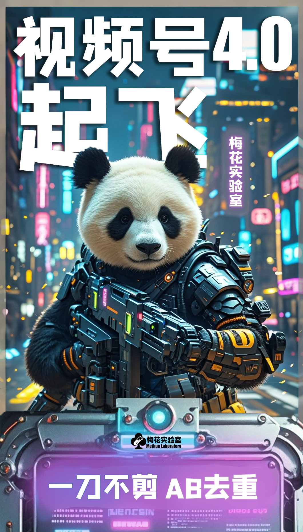 梅花實驗窒微信視頻號連懟玩法技巧起飛4.0一鍵AB破解版【揭秘】