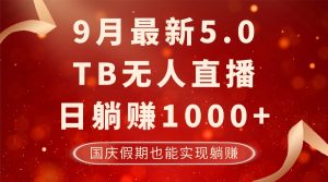 9月最新TB無人,日躺賺1000+,不違規(guī)不封號,國慶假期也能躺! - 嚴選資源大全 - 嚴選資源大全