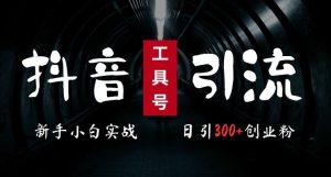 2024最新抖音工具號引流玩法,高效日引300+創業粉,當天變現5k,小白也可成為實戰高手 - 嚴選資源大全 - 嚴選資源大全