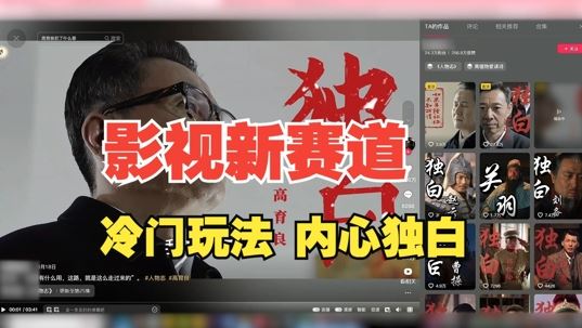 最新影視解說玩法,人物獨白,30天漲粉24萬+,全流程拆解【揭秘】 - 嚴選資源大全