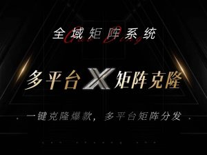 (13126期)全域矩陣系統(tǒng),可一鍵克隆爆款矩陣分發(fā)到多個平臺!矩陣操作日引流500+! - 嚴選資源大全 - 嚴選資源大全