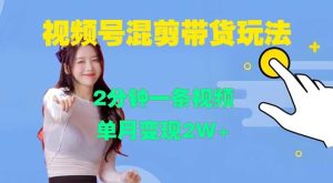 視頻號混剪玩法，2分鐘一條視頻，單月變現(xiàn)2W+【揭秘】 - 嚴(yán)選資源大全 - 嚴(yán)選資源大全