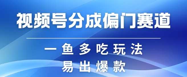 視頻號創作者分成計劃偏門類目，容易爆流，實拍內容簡單易做【揭秘】 - 嚴選資源大全