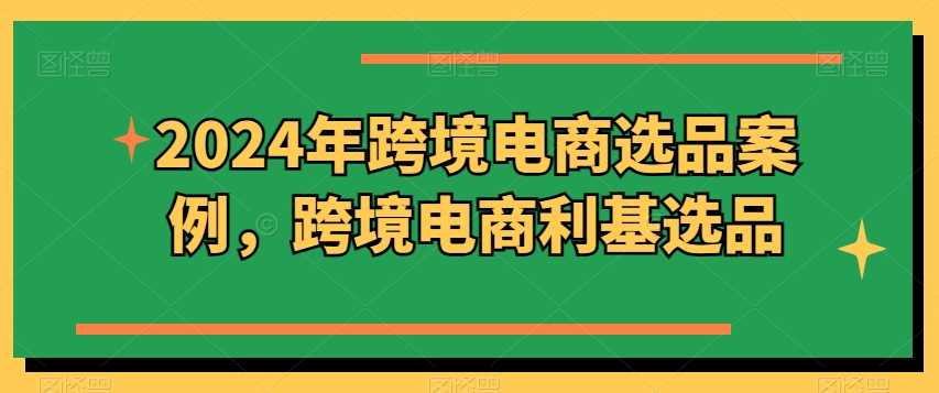 2024年跨境電商選品案例,跨境電商利基選品(更新11月) - 嚴選資源大全