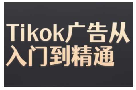 Tiktok Ads實操教程，Tiktok廣告從入門到精通 - 嚴選資源大全