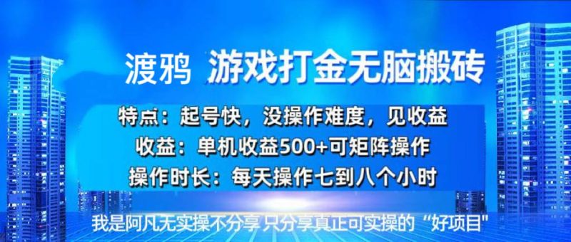 （13501期）韓國知名游戲打金無腦搬磚單機收益500+ - 嚴選資源大全 - 嚴選資源大全