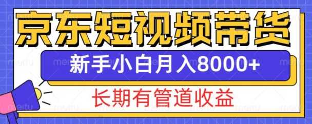 京東短視頻帶貨新玩法，長期管道收益，新手也能月入8000+ - 嚴選資源大全