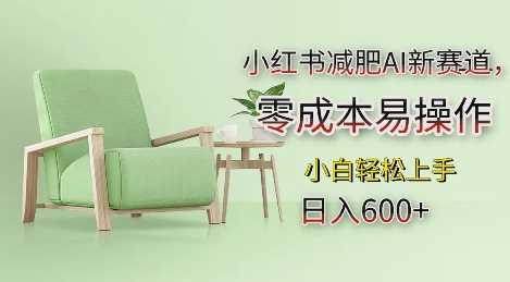 小紅書減肥AI新賽道,零成本易操作,日入多張,小白輕松上手【揭秘】 - 嚴選資源大全