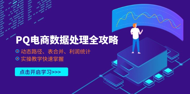 PQ電商數(shù)據(jù)處理全攻略,動態(tài)路徑、表合并、利潤統(tǒng)計,實操教學快速掌握 - 嚴選資源大全