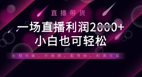 半無人直播帶貨,一場利潤數(shù)張,適合所有平臺玩法,小白也可輕松 - 嚴選資源大全