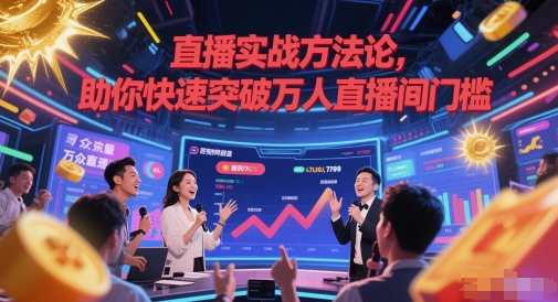 直播實(shí)戰(zhàn)方法論，助你快速突破萬(wàn)人直播間門檻 - 嚴(yán)選資源大全