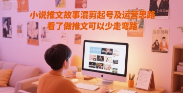 小說(shuō)推文故事混剪起號(hào)及運(yùn)營(yíng)思路，看了做推文可以少走彎路 - 嚴(yán)選資源大全