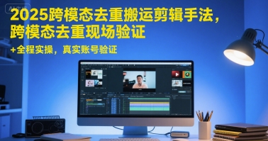 2025跨模態去重搬運剪輯手法，跨模態去重現場驗證 +全程實操，真實賬號驗證 - 嚴選資源大全