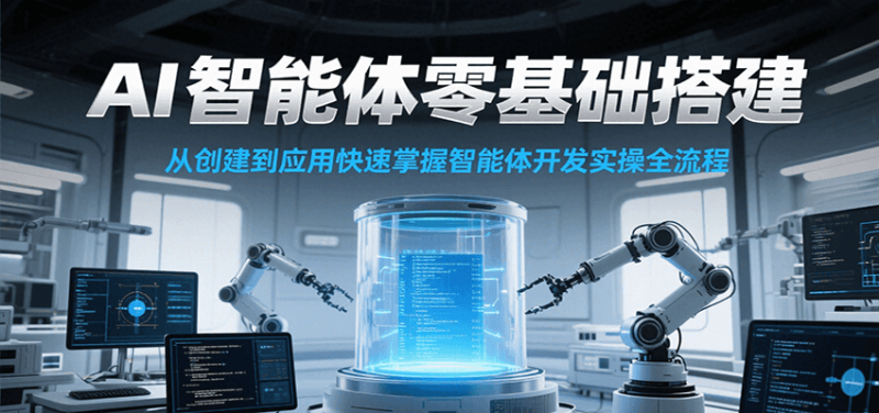 AI智能體零基礎搭建實操課,從創建到應用快速掌握智能體開發全流程! - 嚴選資源大全 - 嚴選資源大全