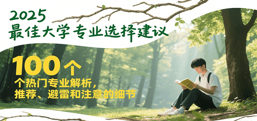 2025最佳大學專業選擇建議，100個熱門專業解析，推薦、避雷和注意的細節 - 嚴選資源大全