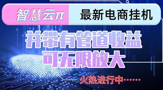 智慧云π電腦掛機(jī)單機(jī)每天收益300—500+ 并帶有團(tuán)隊(duì)管道收益 可無限放大 - 嚴(yán)選資源大全