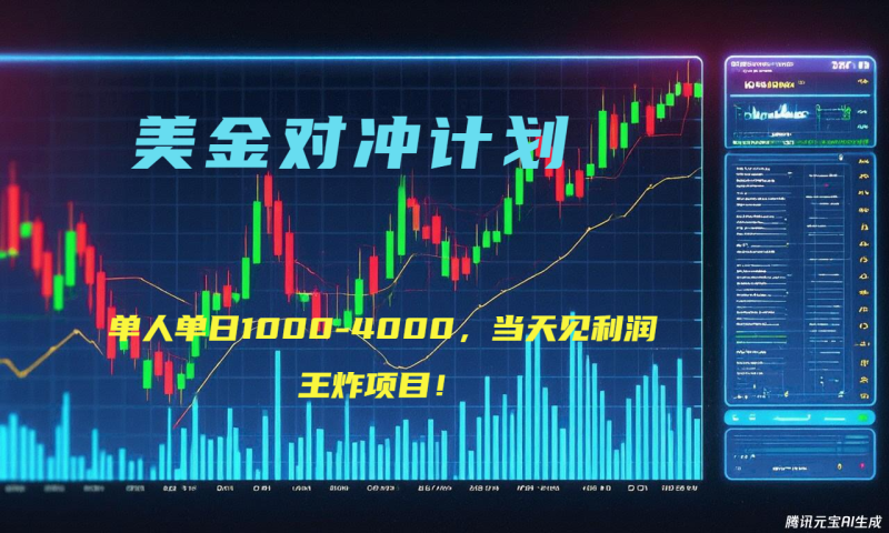 2025年最暴力項目“美金先登計劃”最新最強對沖戰法,每日實際收益1K-4K - 嚴選資源大全 - 嚴選資源大全