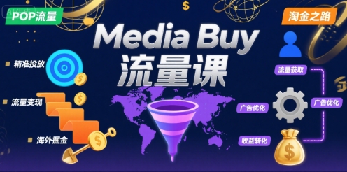 Media Buy之POP流量課，帶你開(kāi)啟海外Media Buy淘金之路 - 嚴(yán)選資源大全