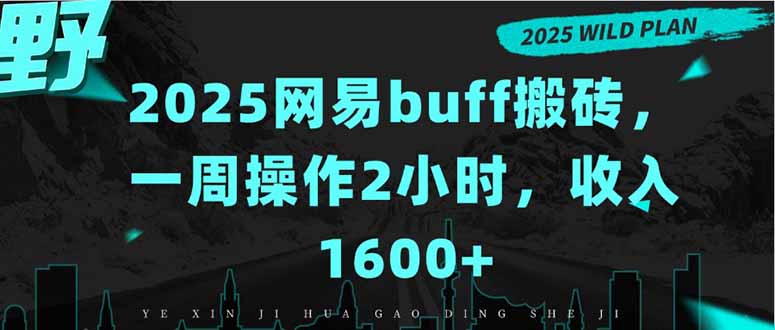 2025網易buff搬磚，一周操作2小時，收入1600+ - 嚴選資源大全