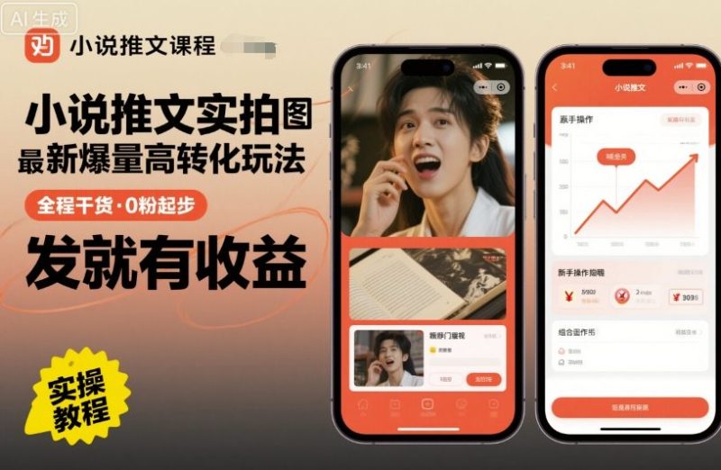 小說推文實拍雙圖文最新爆量高轉(zhuǎn)化玩法,全程干貨,0粉起步,發(fā)就有收益 - 嚴選資源大全 - 嚴選資源大全