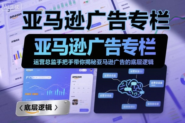 亞馬遜廣告專欄:運營總監(jiān)手把手帶你揭秘亞馬遜廣告的底層邏輯 - 嚴選資源大全