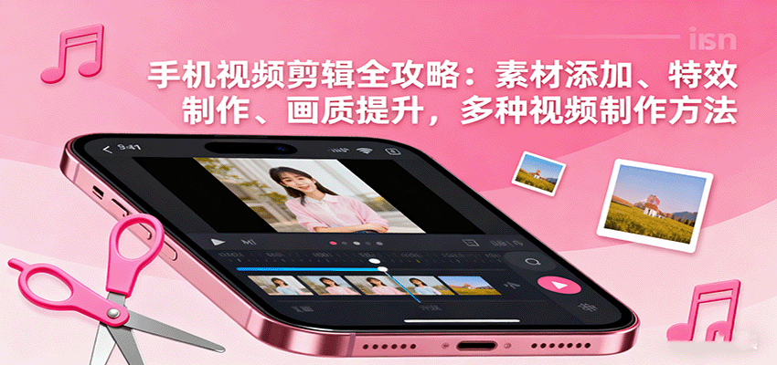 手機視頻剪輯全攻略:素材添加、特效制作、畫質提升,多種視頻制作方法 - 嚴選資源大全