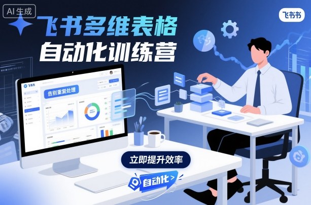 飛書多維表格自動化訓(xùn)練營，手把手教你告別重復(fù)處理，用多維表格開啟高效辦公新模式 - 嚴(yán)選資源大全