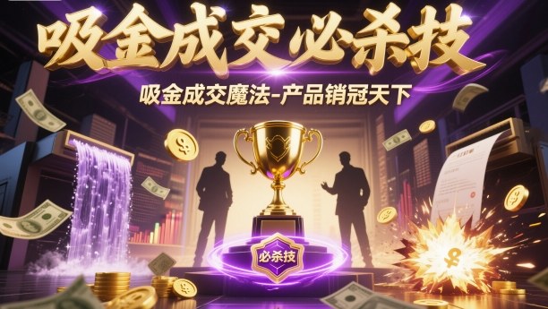 吸金成交必殺技,吸金成交魔法-產品銷冠天下 - 嚴選資源大全