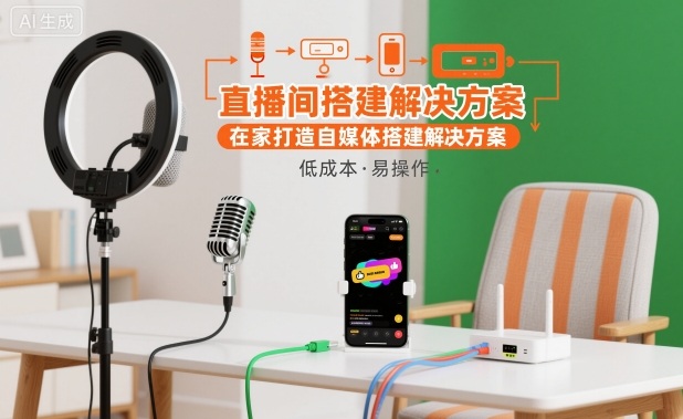 直播間搭建解決方案，在家打造自媒體搭建解決方案 - 嚴(yán)選資源大全