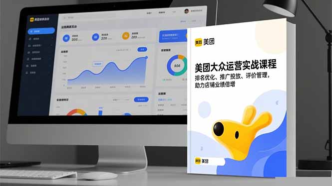 美團(tuán)大眾運(yùn)營實戰(zhàn)課程，排名優(yōu)化、推廣投放、評價管理，助力店鋪業(yè)績倍增 - 嚴(yán)選資源大全