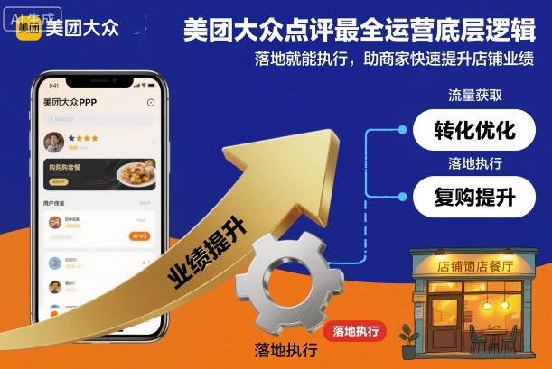 美團大眾點評最全運營底層邏輯,落地就能執行,助商家快速提升店鋪業績 - 嚴選資源大全