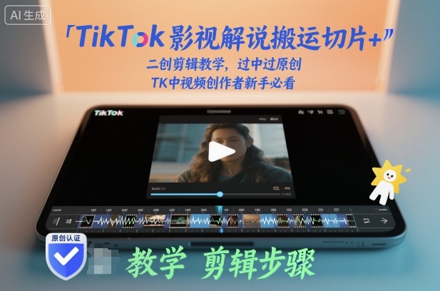 TikTok影視解說搬運(yùn)切片+二創(chuàng)剪輯教學(xué),過中過原創(chuàng),TK中視頻創(chuàng)作者新手必看 - 嚴(yán)選資源大全