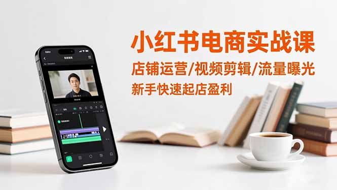 小紅書電商實(shí)戰(zhàn)課：店鋪運(yùn)營/視頻剪輯/流量曝光，新手快速起店盈利 - 嚴(yán)選資源大全