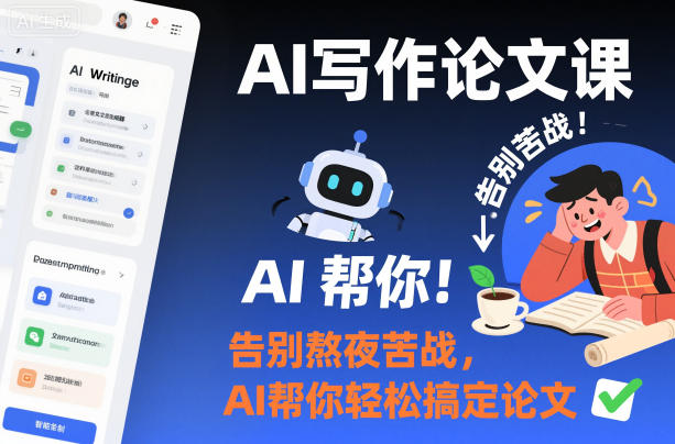 AI寫作論文課,告別熬夜苦戰,AI幫你輕松搞定論文 - 嚴選資源大全