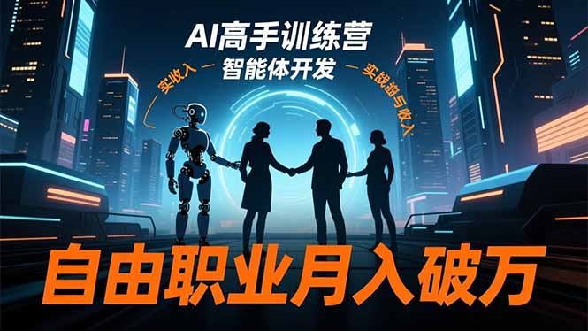 AI高手訓練營3.0，ChatGPT，Midjourney，智能體開發，自由職業月入破萬 - 嚴選資源大全