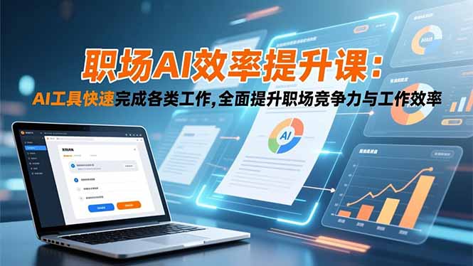 職場(chǎng)AI效率提升課:AI工具快速完成各類工作,全面提升職場(chǎng)競(jìng)爭(zhēng)力與工作效率 - 嚴(yán)選資源大全